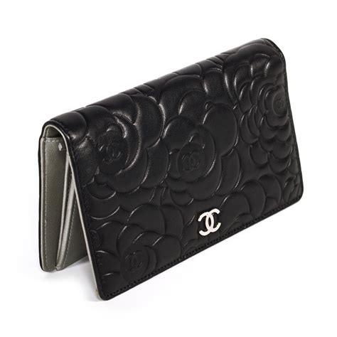 chanel camellia wallet